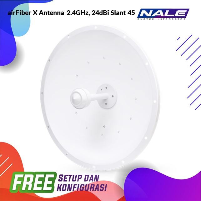 Ubiquiti airFiber X Antenna 2.4GHz, 24dBi Slant 45