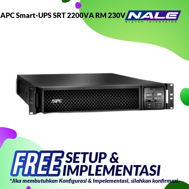 APC Smart-UPS SRT 2200VA RM 230V (SRT2200RMXLI)