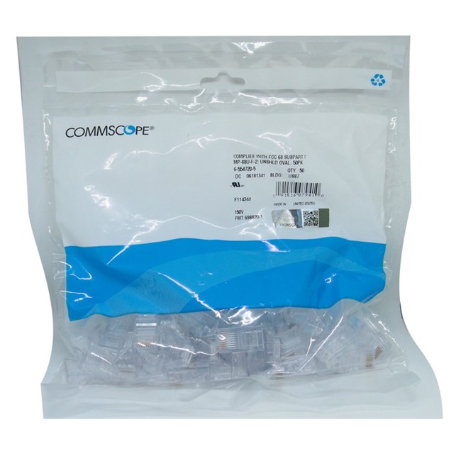 Connector Cat 5e Commscope [ 50 Pcs ]