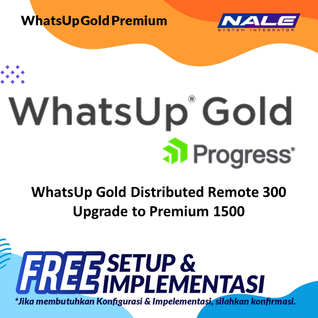 WhatsUp Gold Distributed Remote 300 Upgrade to Premium 1500