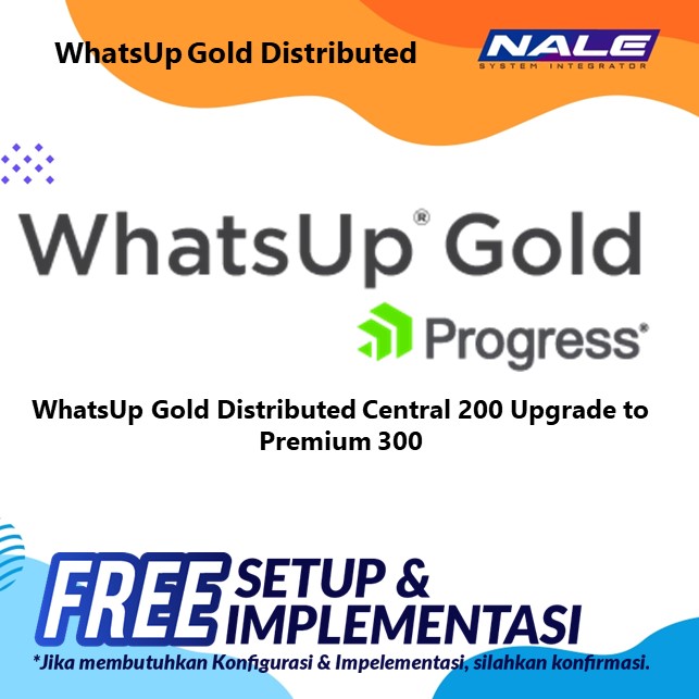 WhatsUp Gold Distributed Central 200 Upgrade to Premium 300