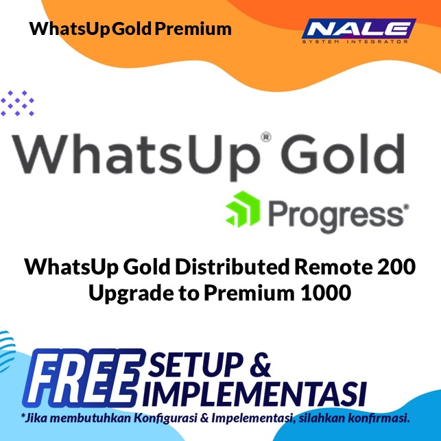 WhatsUp Gold Distributed Remote 200 Upgrade to Premium 1000