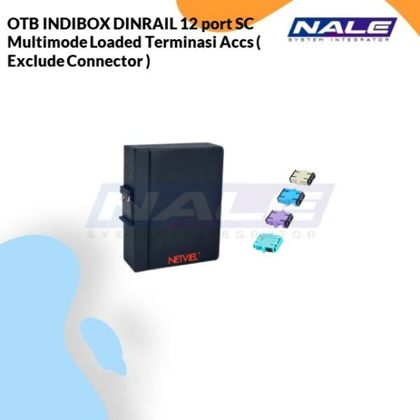 Netviel OTB INDIBOX DINRAIL 12 port SC  Multimode Loaded Terminasi Accs ( Exclude Connector ) (NVL-OTB-INB-12/12-MM-SC-T)