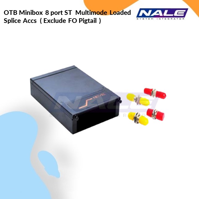 OTB Minibox 8 port ST  Multimode Loaded Splice Accs  ( Exclude FO Pigtail ) (NVL-OTB-MB-12/8-ST-S)